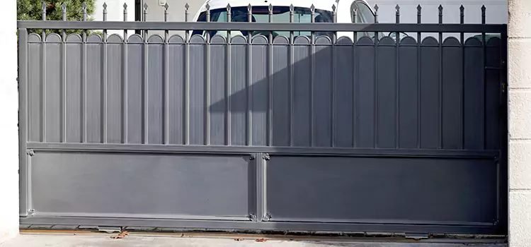 Metal Driveway Gate Installation North Battleford